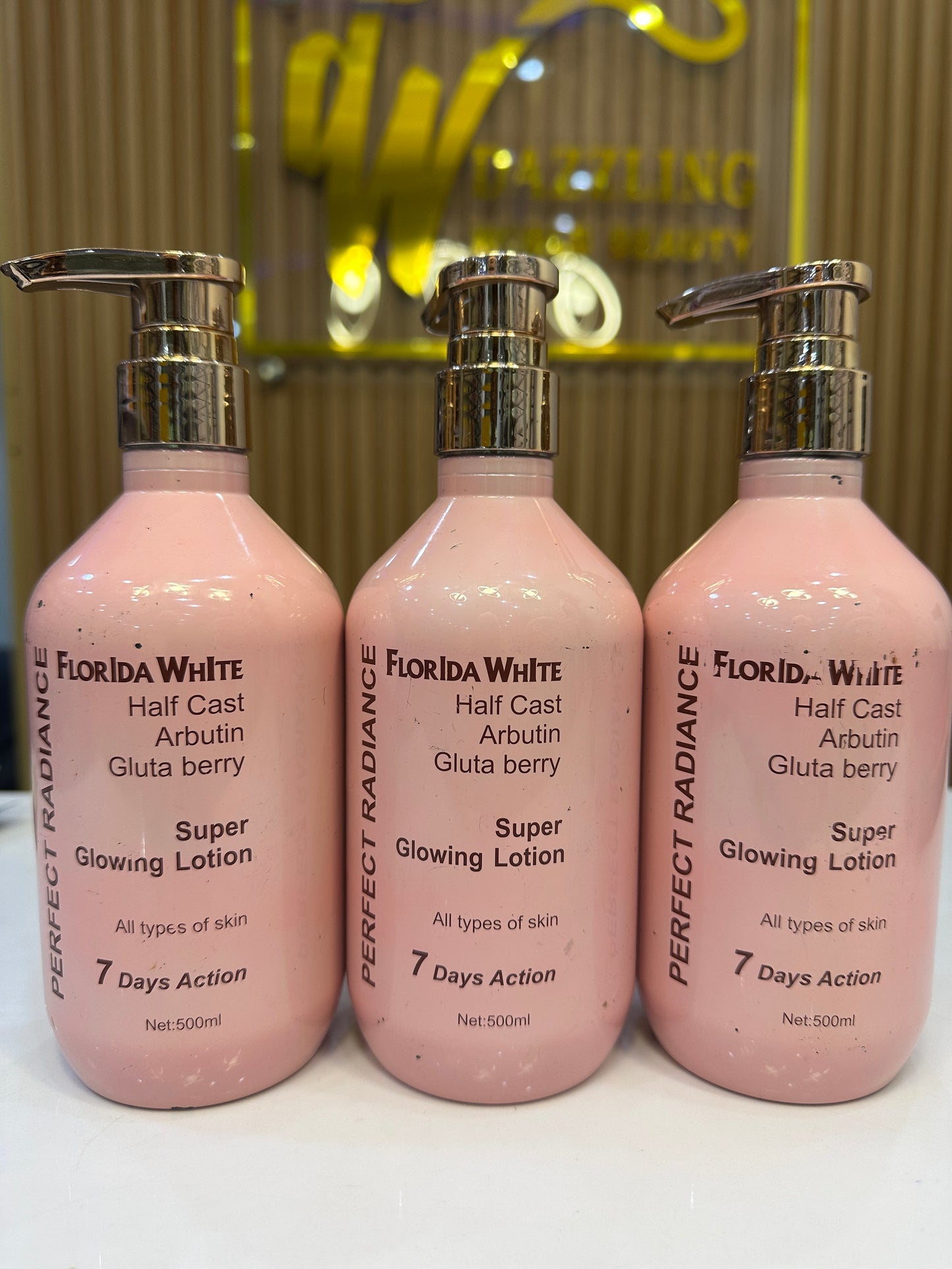 Florida White Glowing Lotion