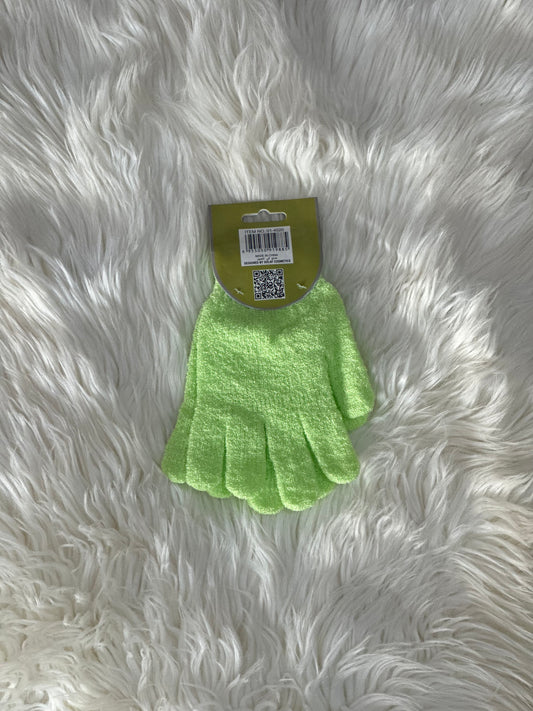 Exfoliating gloves