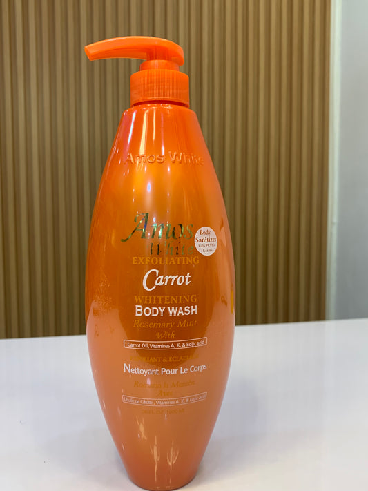 Amos White Exfoliating Body Wash