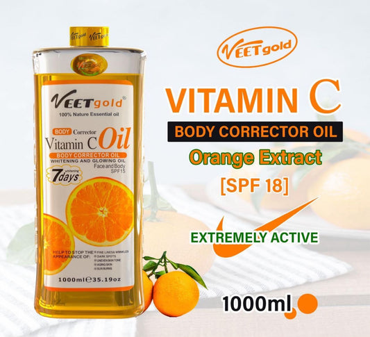 Veet Gold Vitamin C Body Oil 1000ml