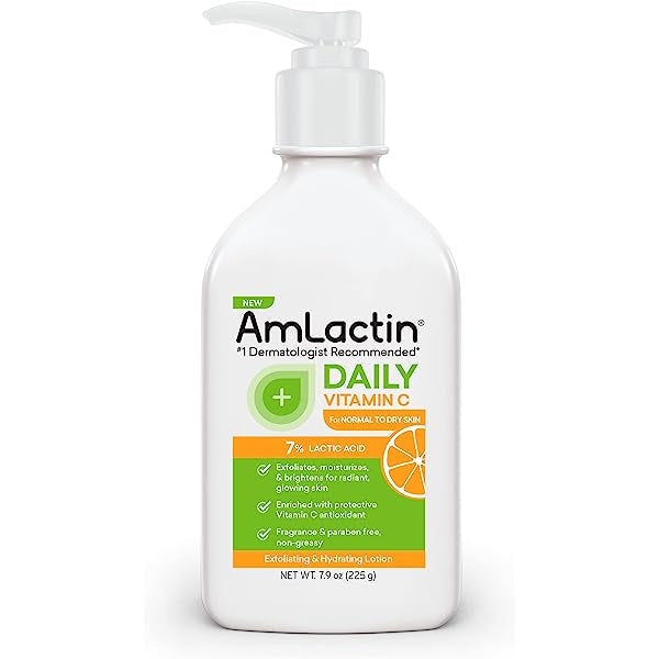 AmLactin Daily Vitamin C with 7% Lactic Acid Lotion-7.9oz