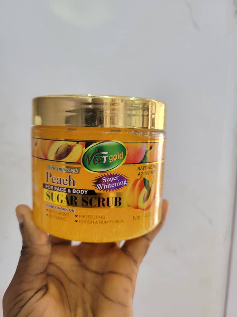 Veet Gold Peach Sugar Scrub