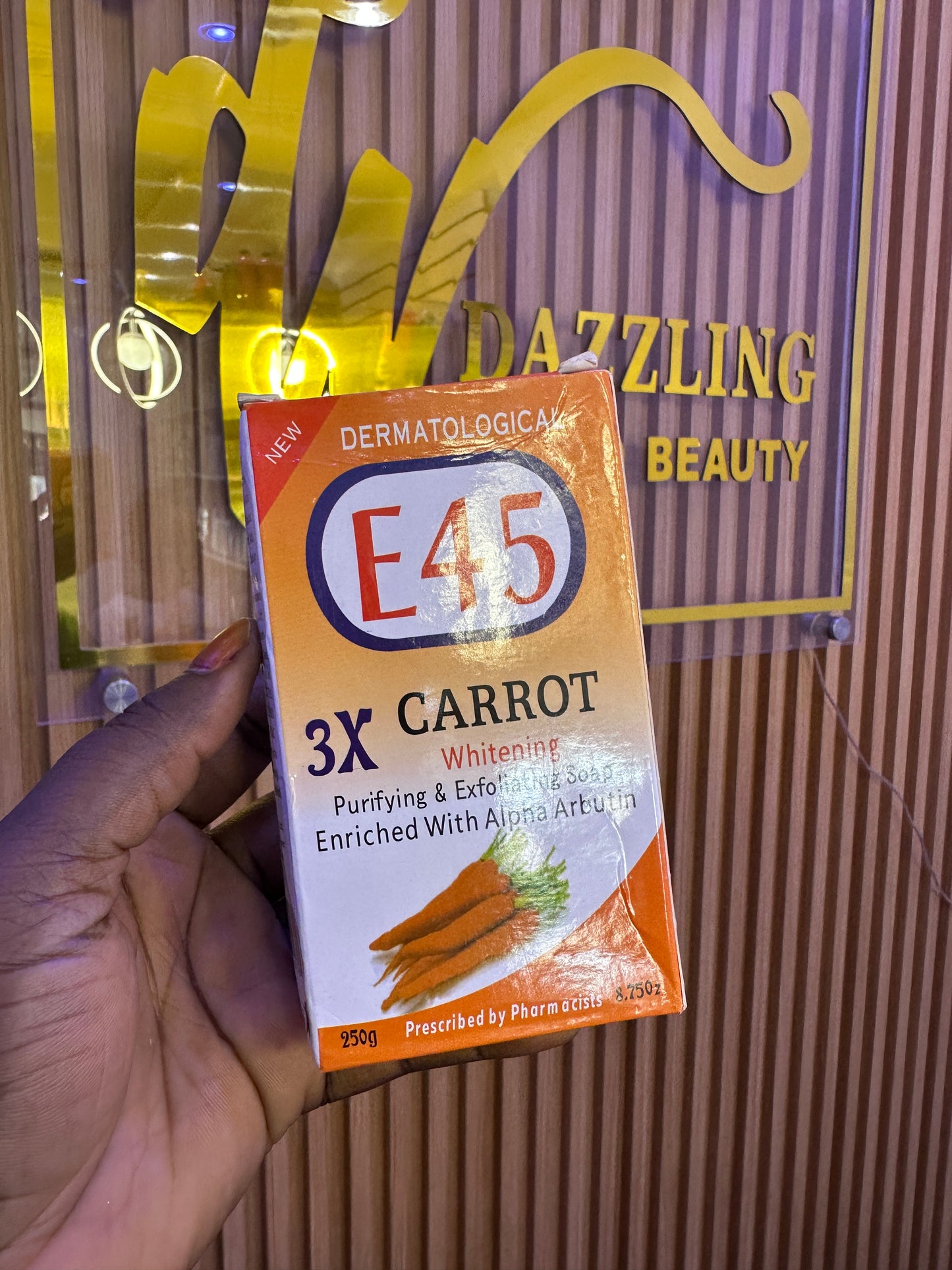E45 Carrot Whitening Soap
