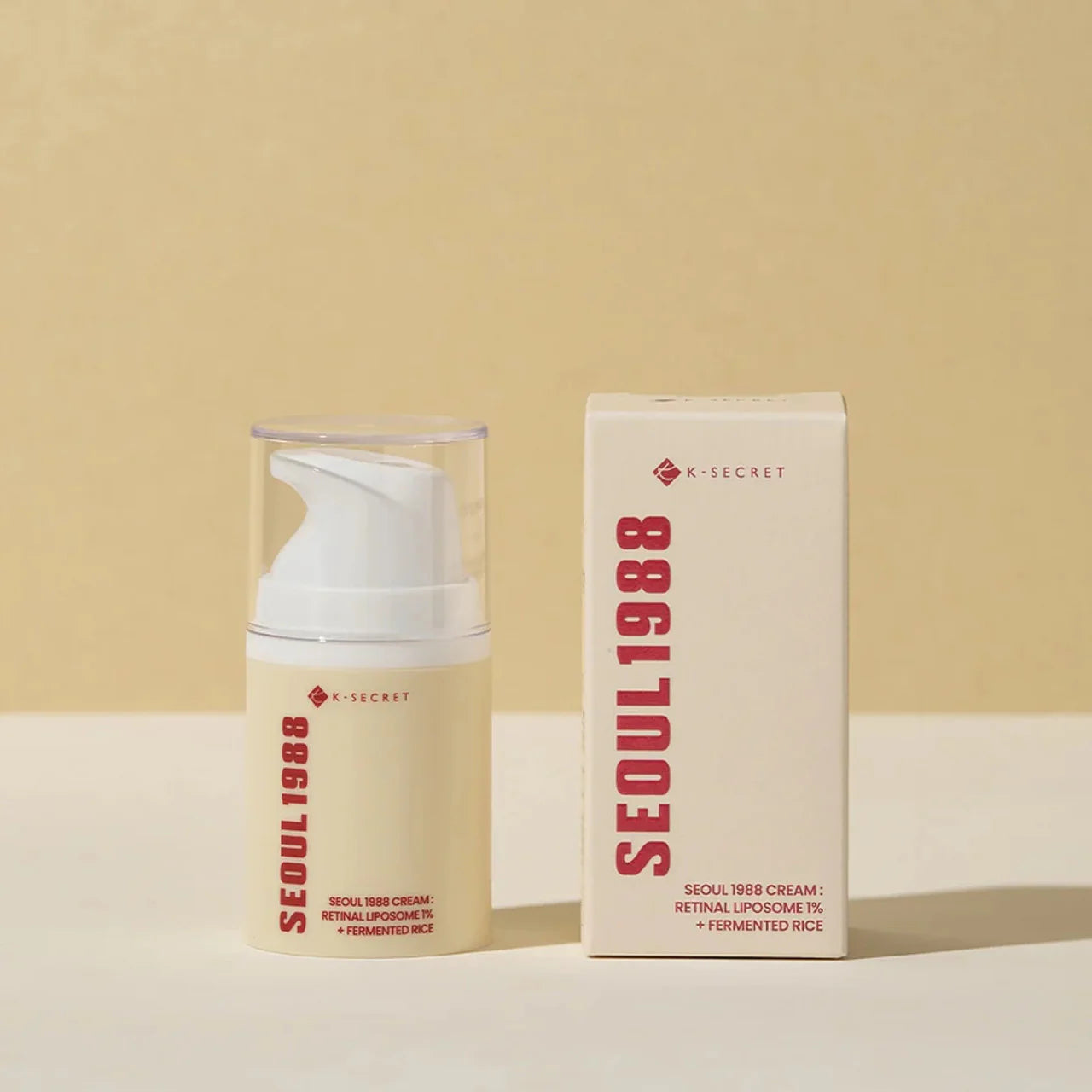 K-SECRET SEOUL 1988 Cream: Retinal Liposome 1% + Fermented Rice 50ml