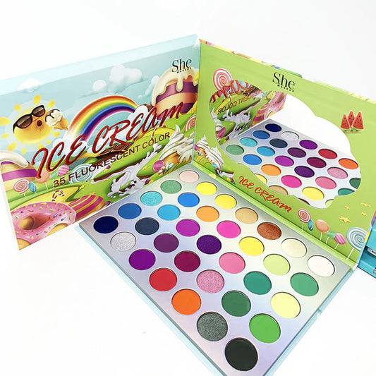 S.he Makeup Fluorescent Ice Cream Eyeshadow Palette