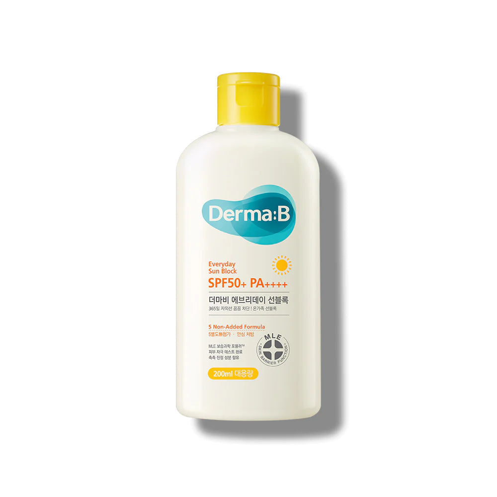 DERMA.B Everyday Sun Block SPF50+ PA++++ 6.76oz /200ml
