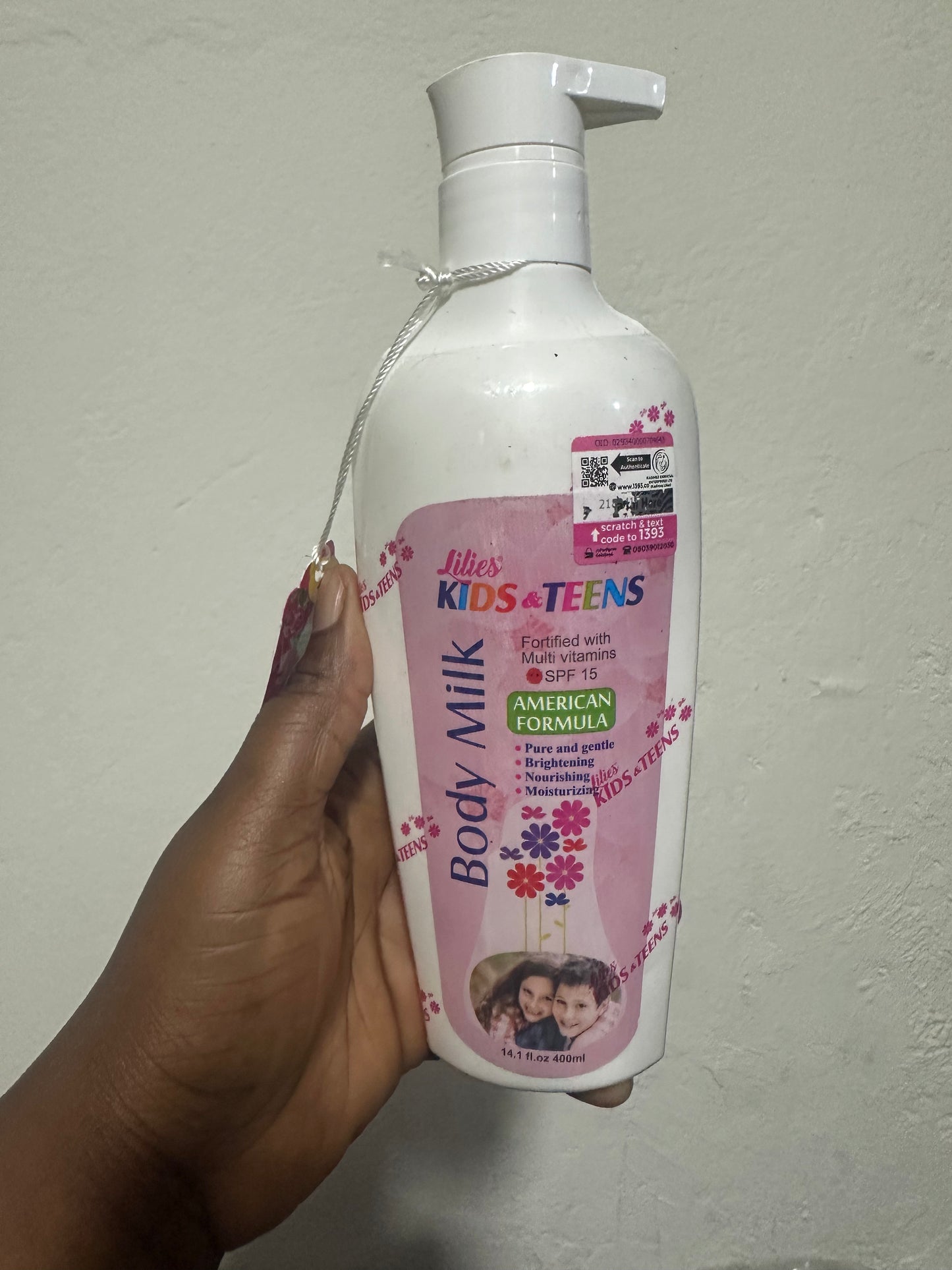 Lillies Kids &Teens Body Milk