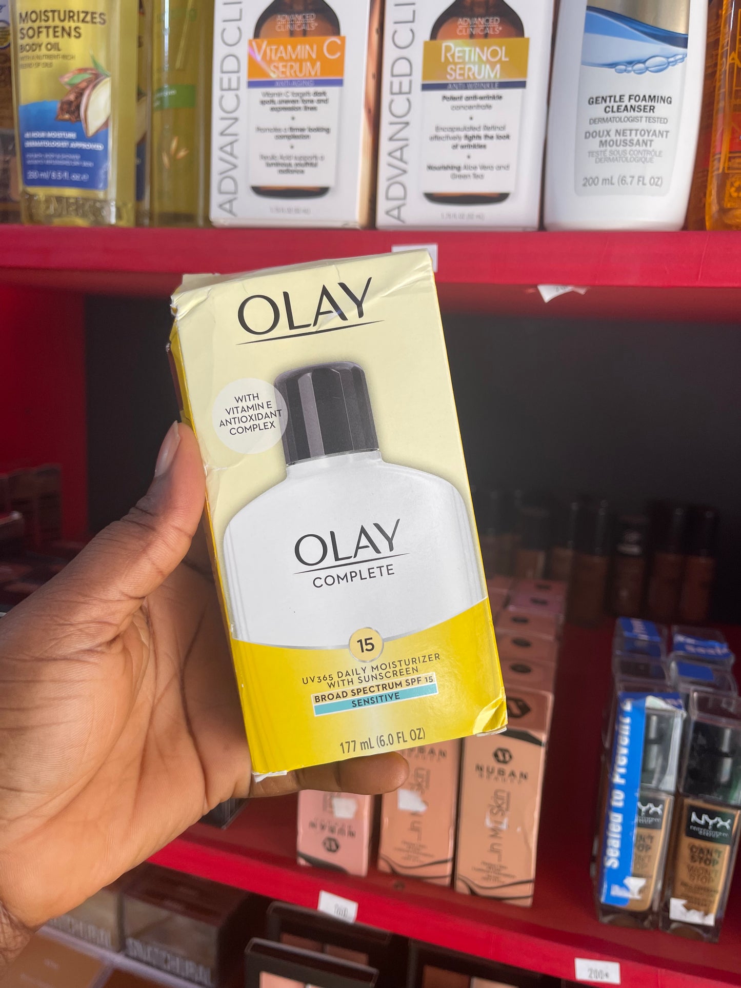 Olay Complete Daily Moisturizer For Sensitive Skin SPF 15