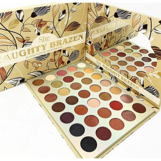 She Makeup Naughty Brazen Classic Nude Eyeshadow Palette