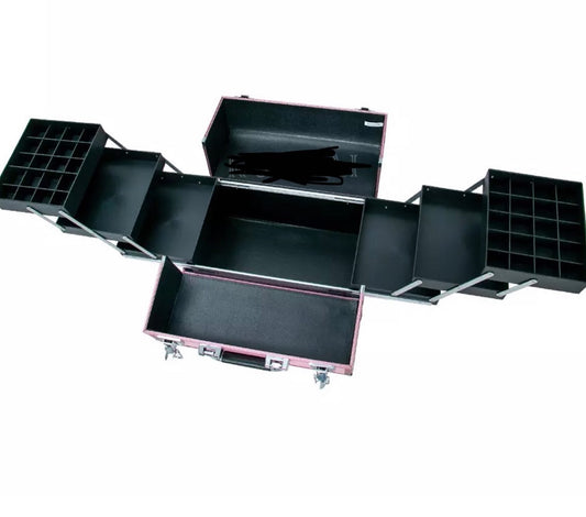 Pink Metallic Makeup Bag