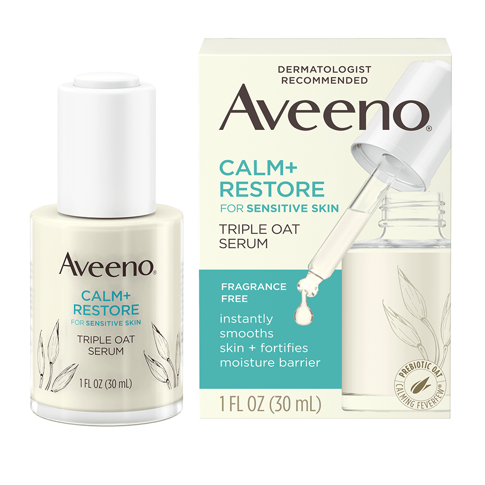 Aveeno Calm + Restore Triple Oat Hydrating Face Serum