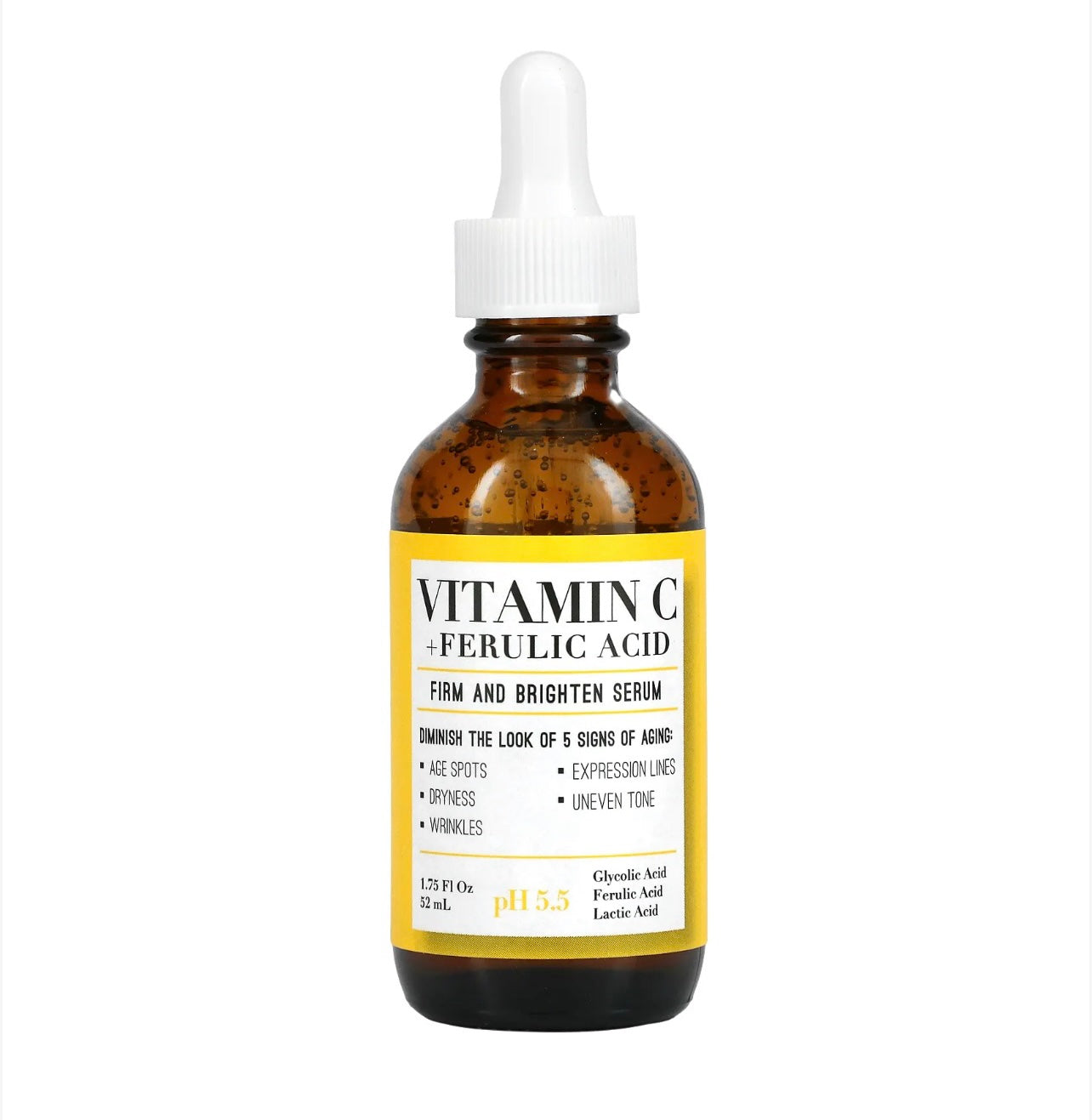 Medix 5.5 Vitamin C Serum with Glycolic Acid, Ferulic Acid and Lactic Acid.