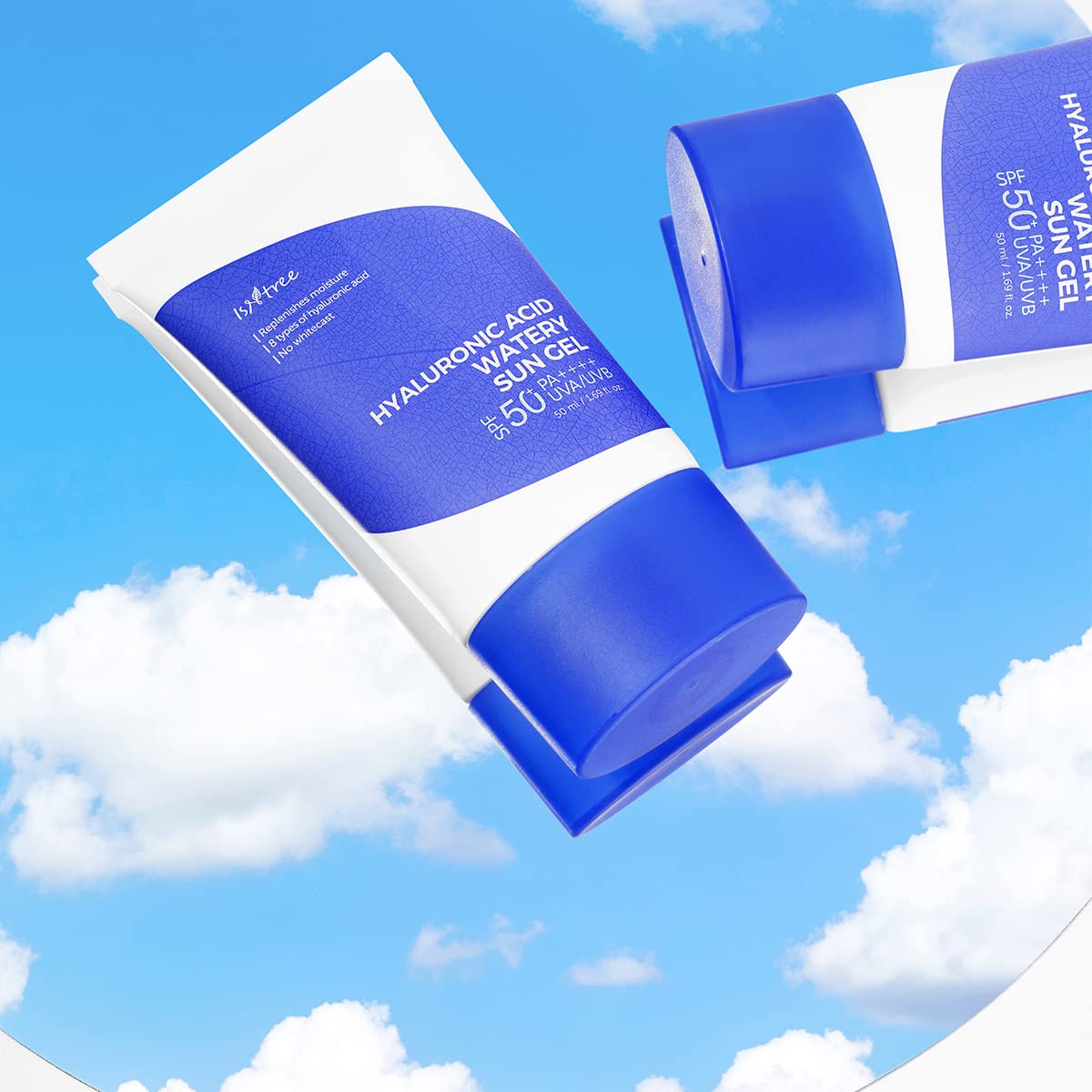 ISNTREE Hyaluronic Acid Watery Sun Gel SPF 50+ PA++++ 1.69 Fl Oz