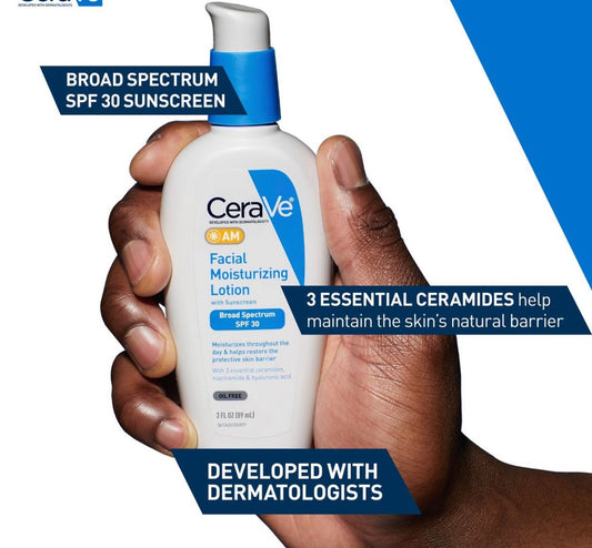 CeraVe AM Facial Moisturizing Lotion 3oz