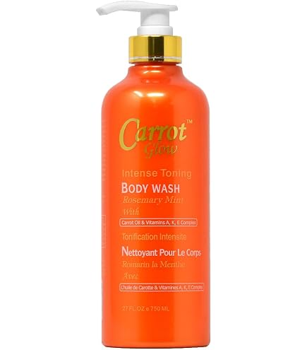 Carrot Glow Intense Toning Body Wash Rosemerry mint