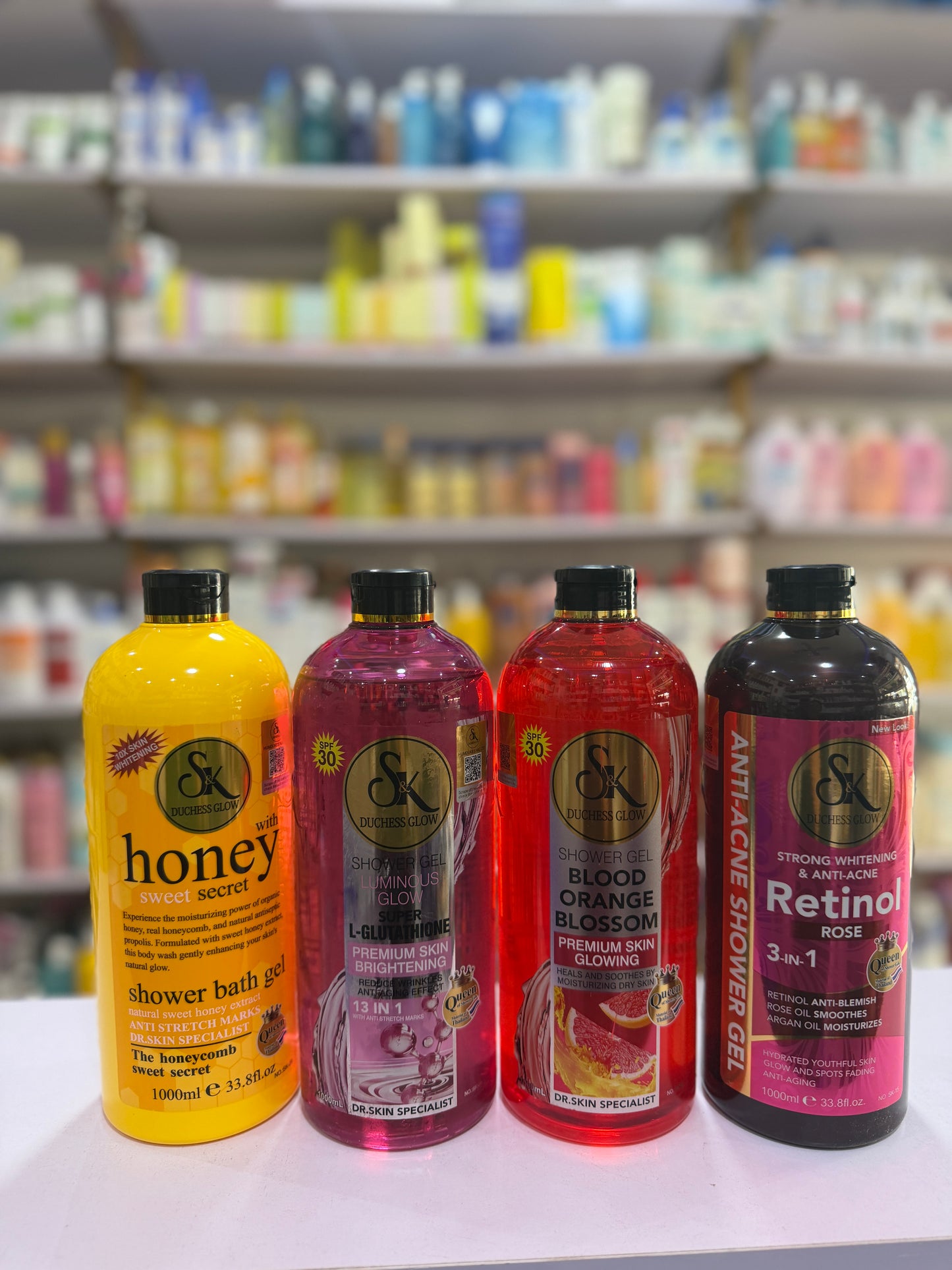 SK Shower Gels