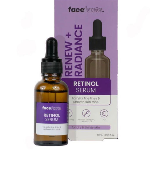 FaceFacts Renew & Radiance Retinol Serum – 30ml