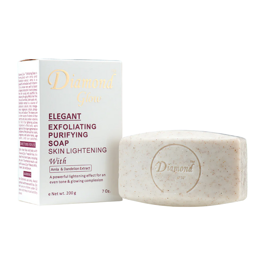 Diamond Glow Elegant Exfoliating Purifying Soap.