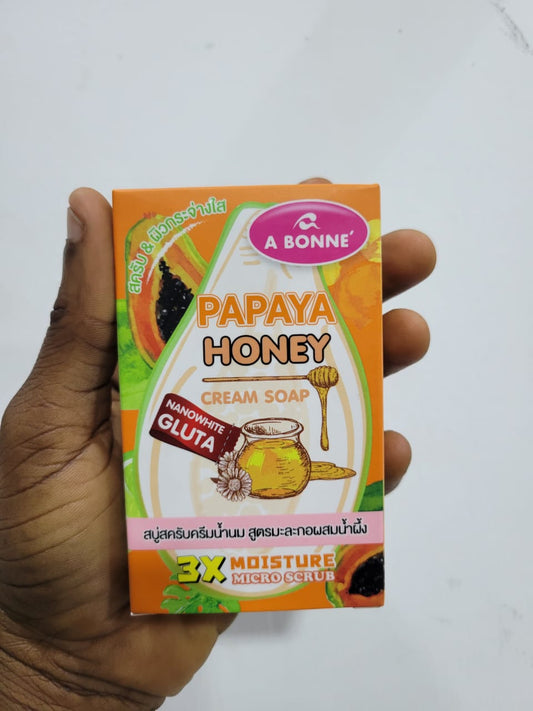 A Bonne Papaya Honey Soap