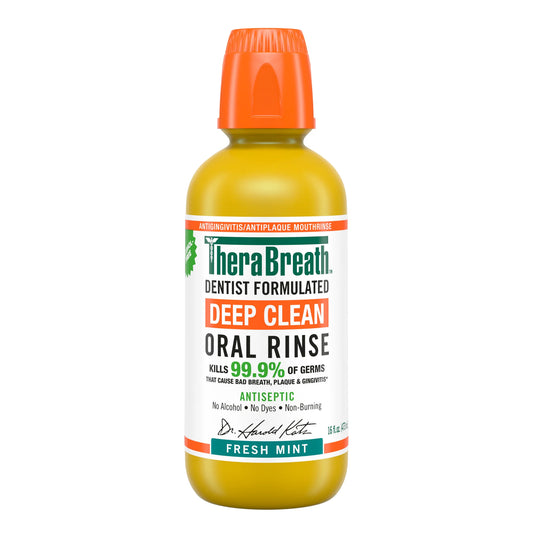 TheraBreath Deep Clean Oral Rinse - Fresh Mint