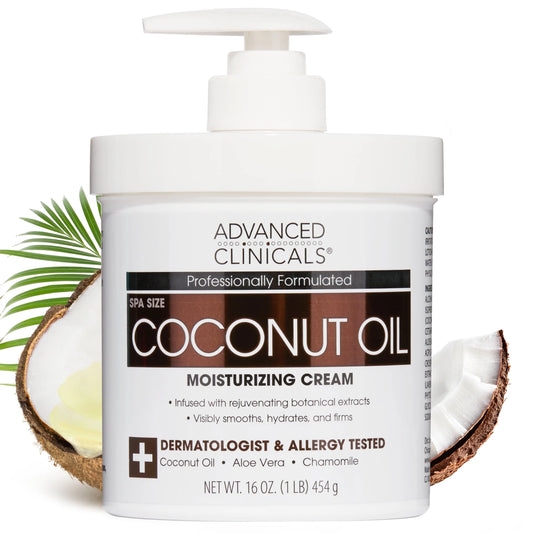 Advanced Clinicals Coconut Moisturizing Cream