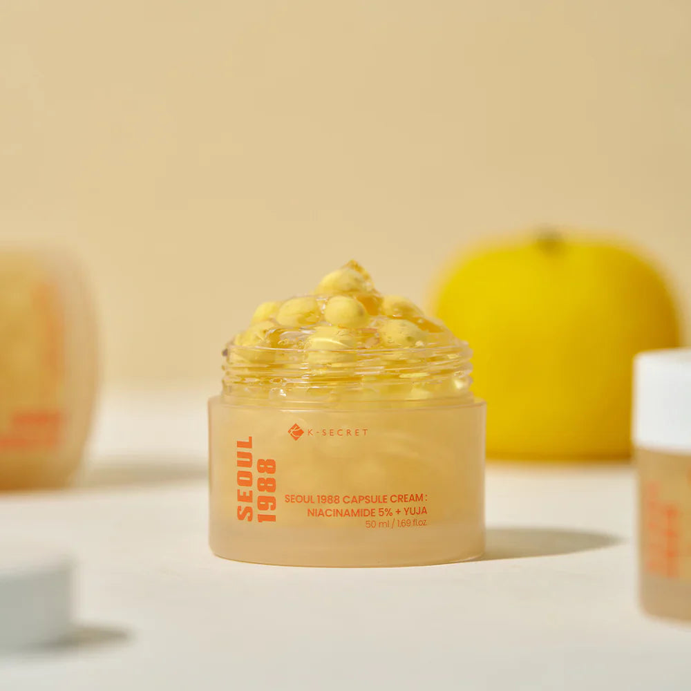 K-SECRET SEOUL 1988 CAPSULE CREAM NIACINAMIDE + YUJA