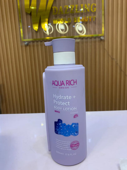 AQUA RICH – Hydrate + Protect Body Lotion (Ceramide) 500ml