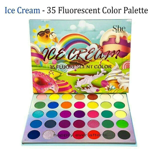 S.he Makeup Fluorescent Ice Cream Eyeshadow Palette