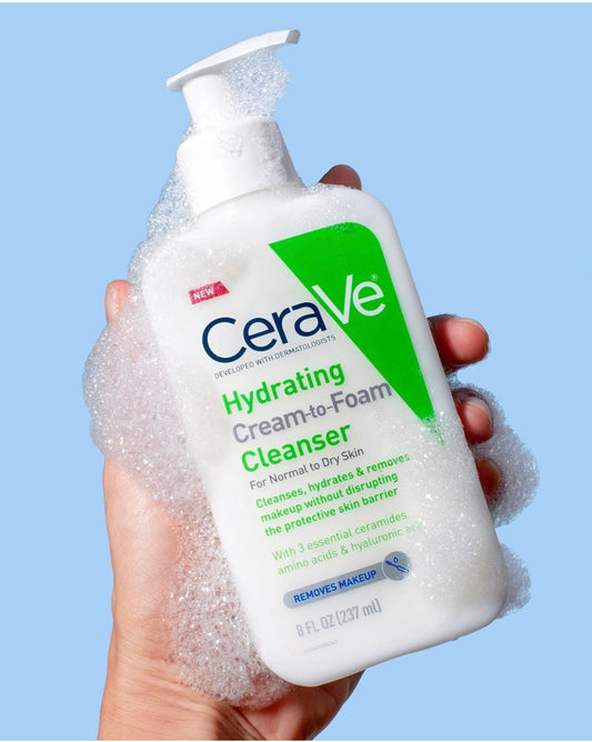 Cerave Hydrating Cream-Form Cleanser