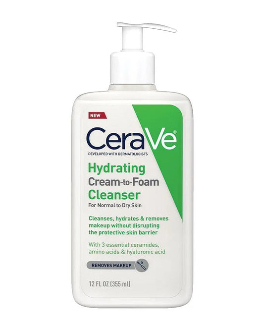 Cerave Hydrating Cream-Form Cleanser