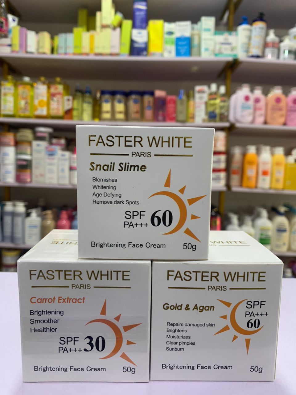Faster White Face Cream