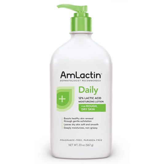 Amlactin Daily Moisturizing Lotion 
12% LACTIC ACID – 20 oz.