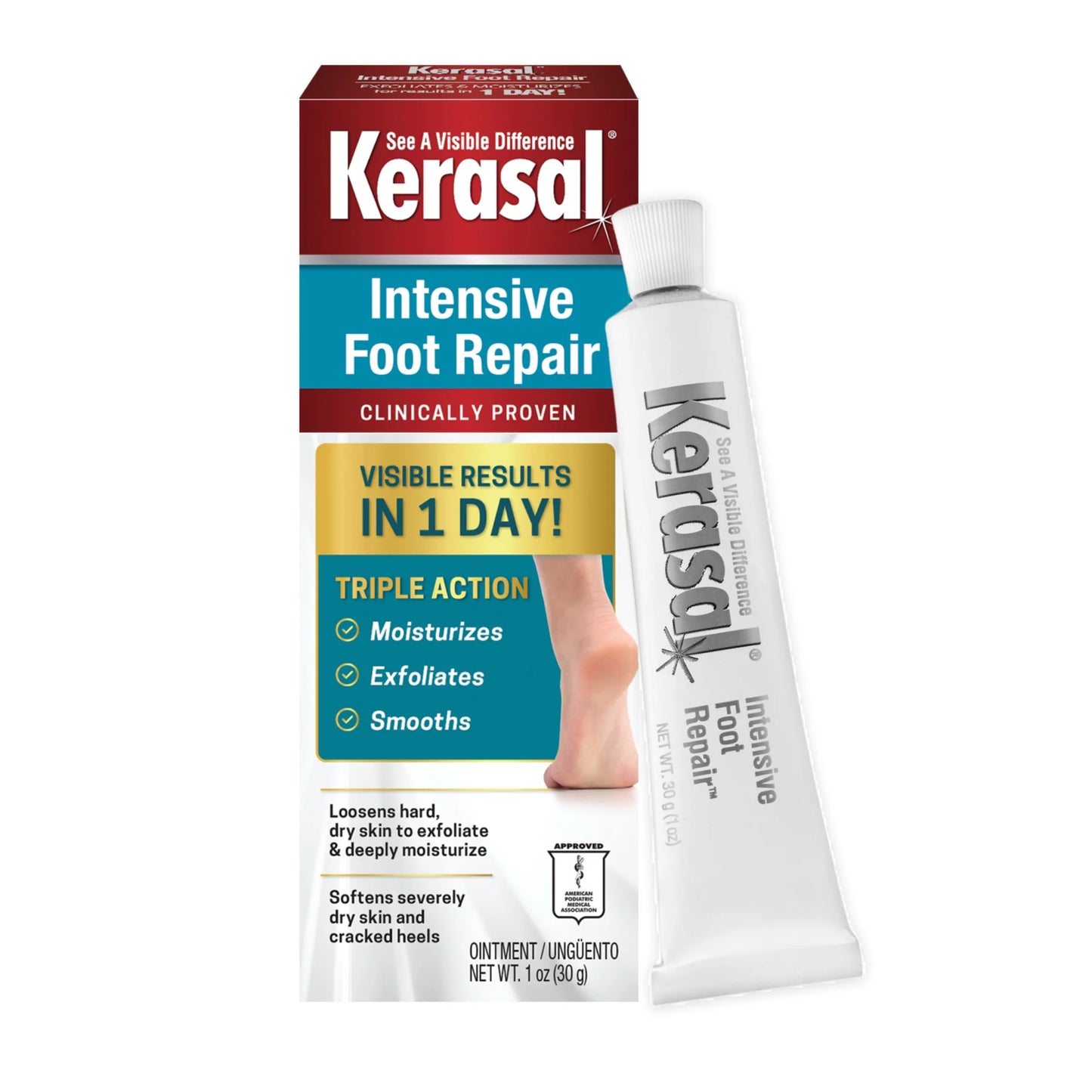 Kerasal Intensive Foot Repair, Skin Healing Ointment