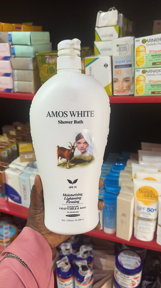 Amos White Shower Gel