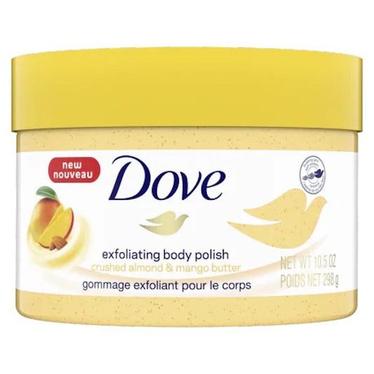 Dove Exfoliating Body Polish Scrub Crushed Almond and Mango Butter