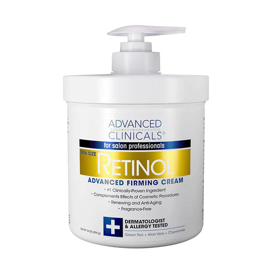 Advance Clinicals Retinol Anti-Aging Face & Body Cream (Fragrance-Free)
